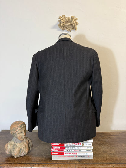 Vintage Grey Pinstripe Jacket “S/M”
