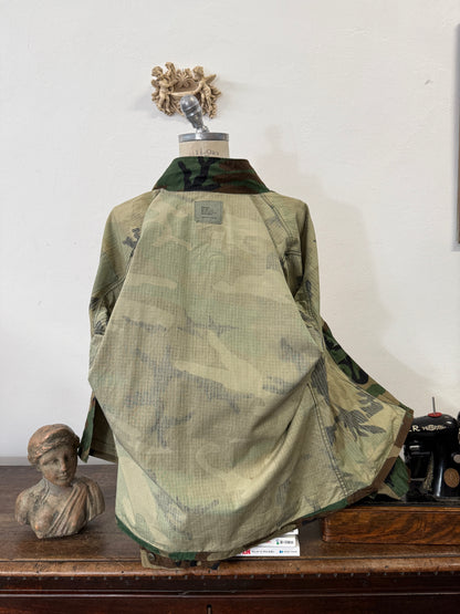 Vintage Woodland Jacket Rip Stop Us Army “L”