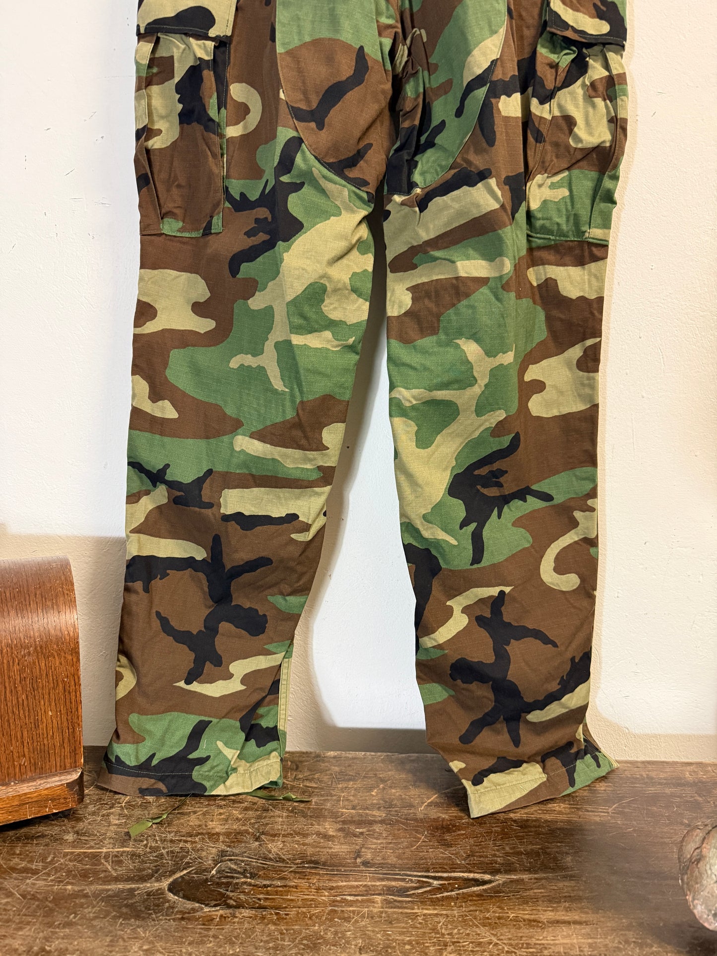 Vintage Woodland Camo Cargo Pants Us Army Rip Stop “W36”