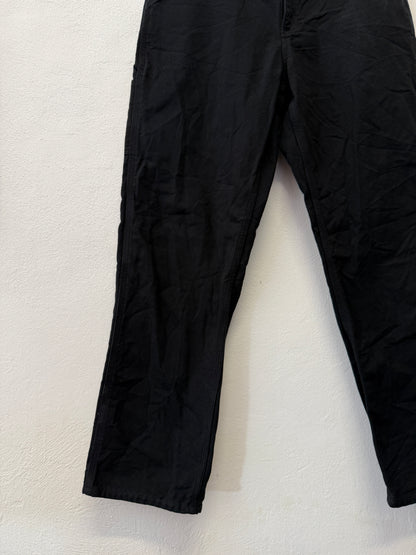 Vintage Carhartt B111 Black Lined Carpenter Jeans Made in Mexico  “W34 L34”