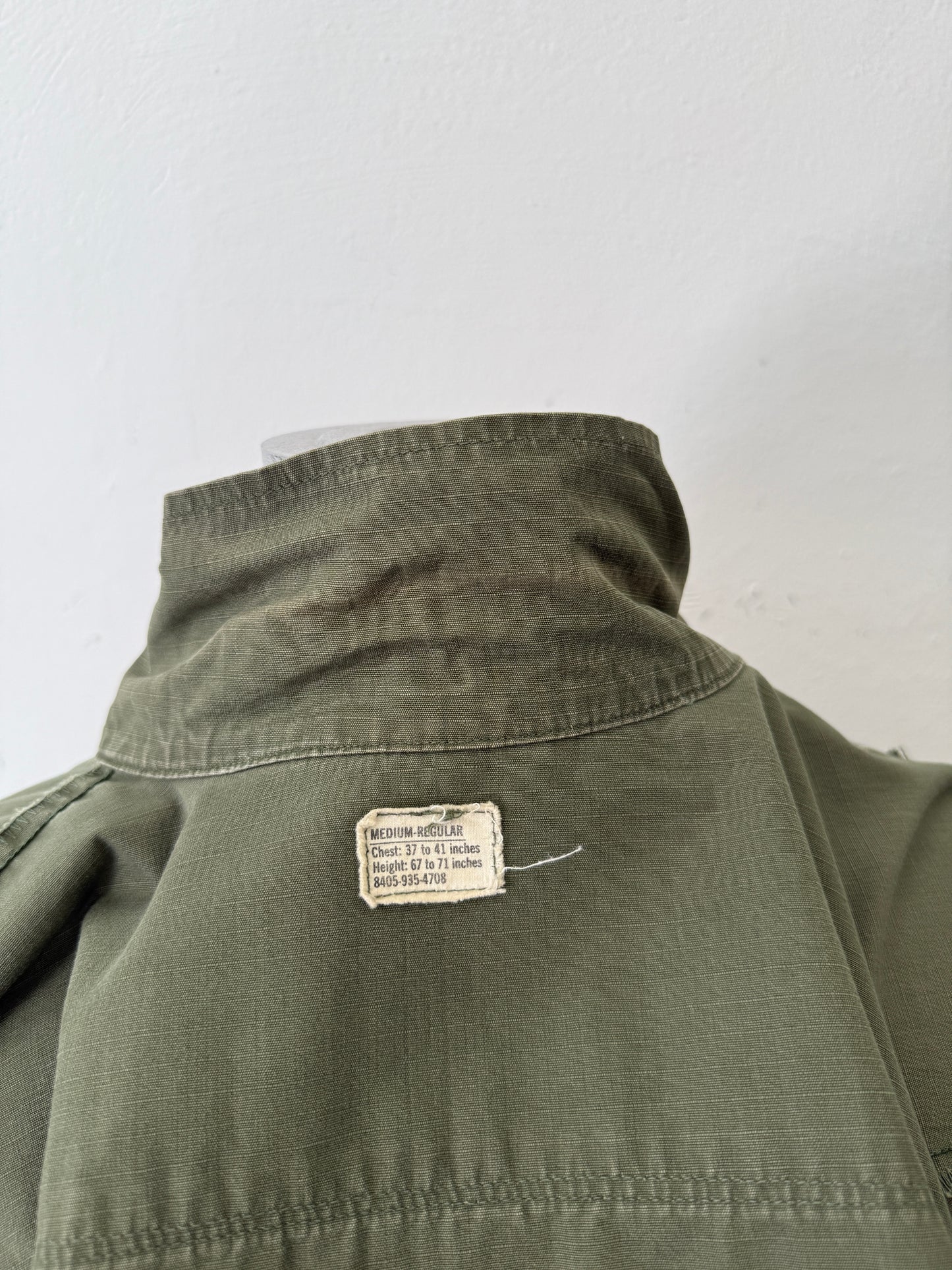 Vintage 60’s Jungle Jacket Rip Stop Us Army “M/L”