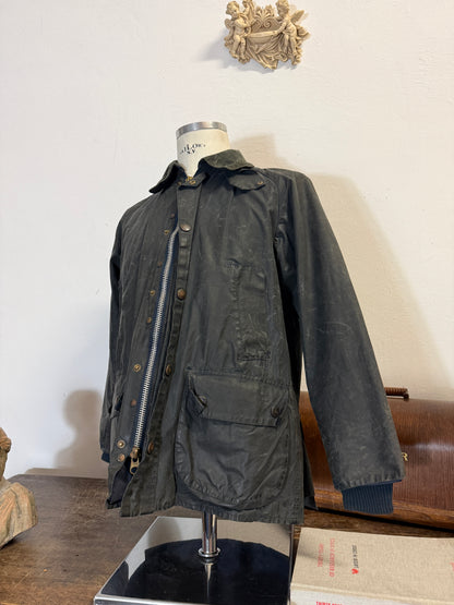 Vintage Barbour Bedale Jacket With Mending “S”