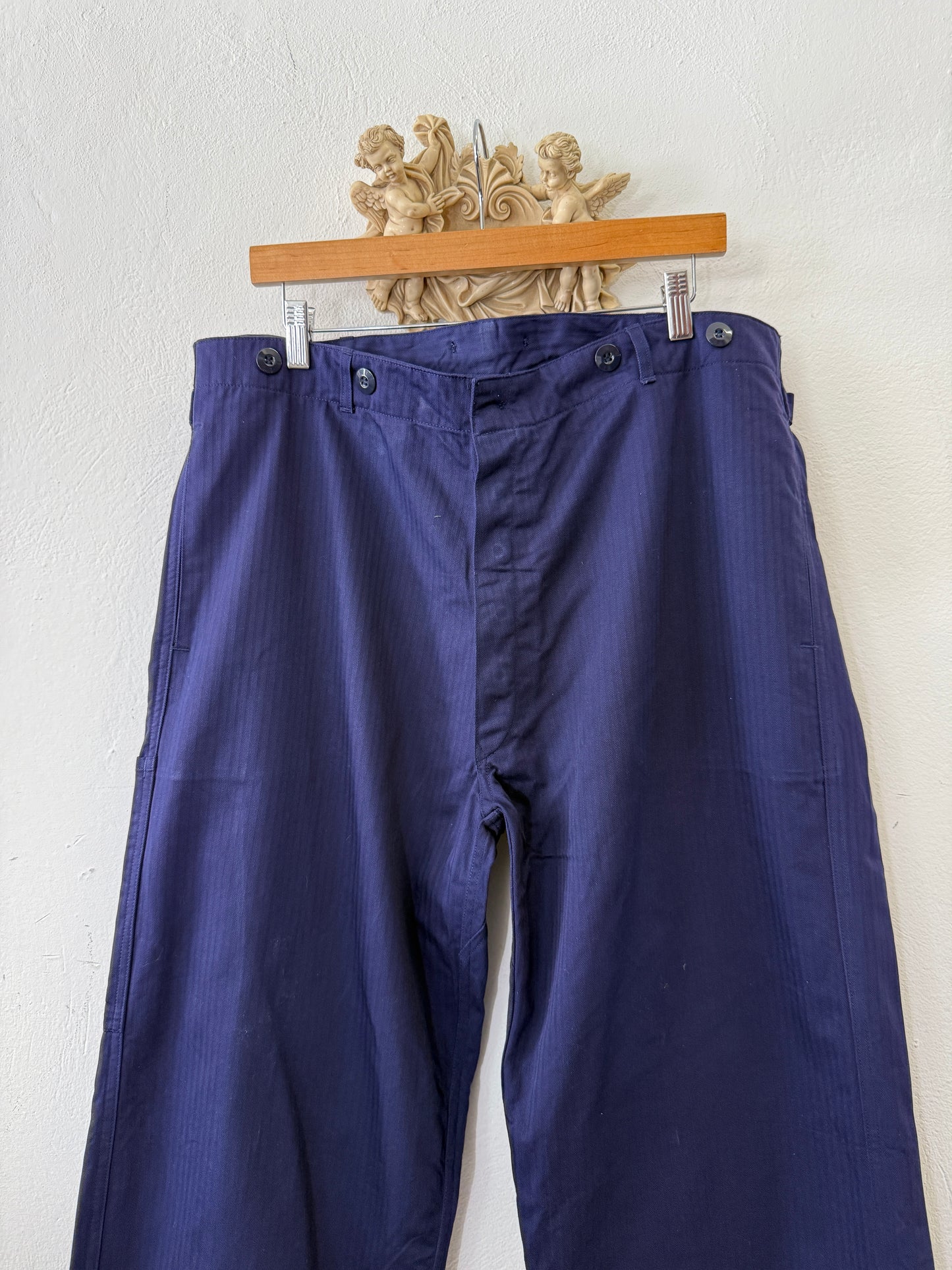 Vintage German Army Work Pants HBT “W38”
