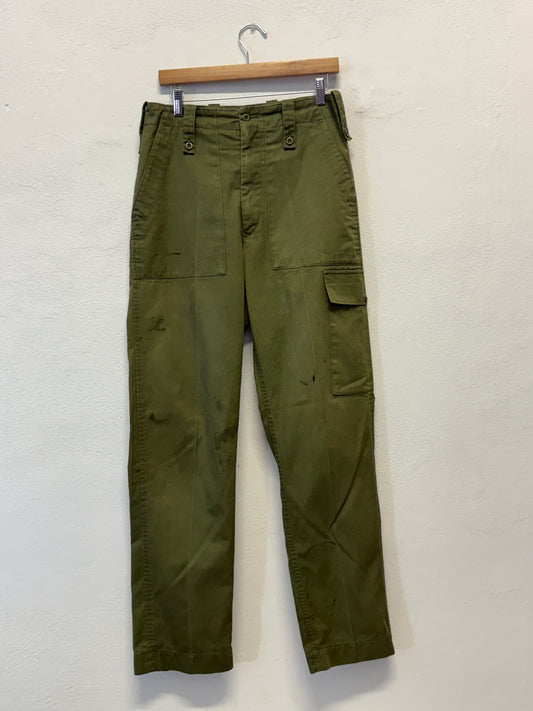 Vintage British Fatigue Army Pants “W31”