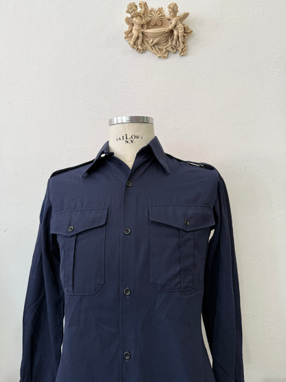 Vintage 70’s French Army Shirt “S”