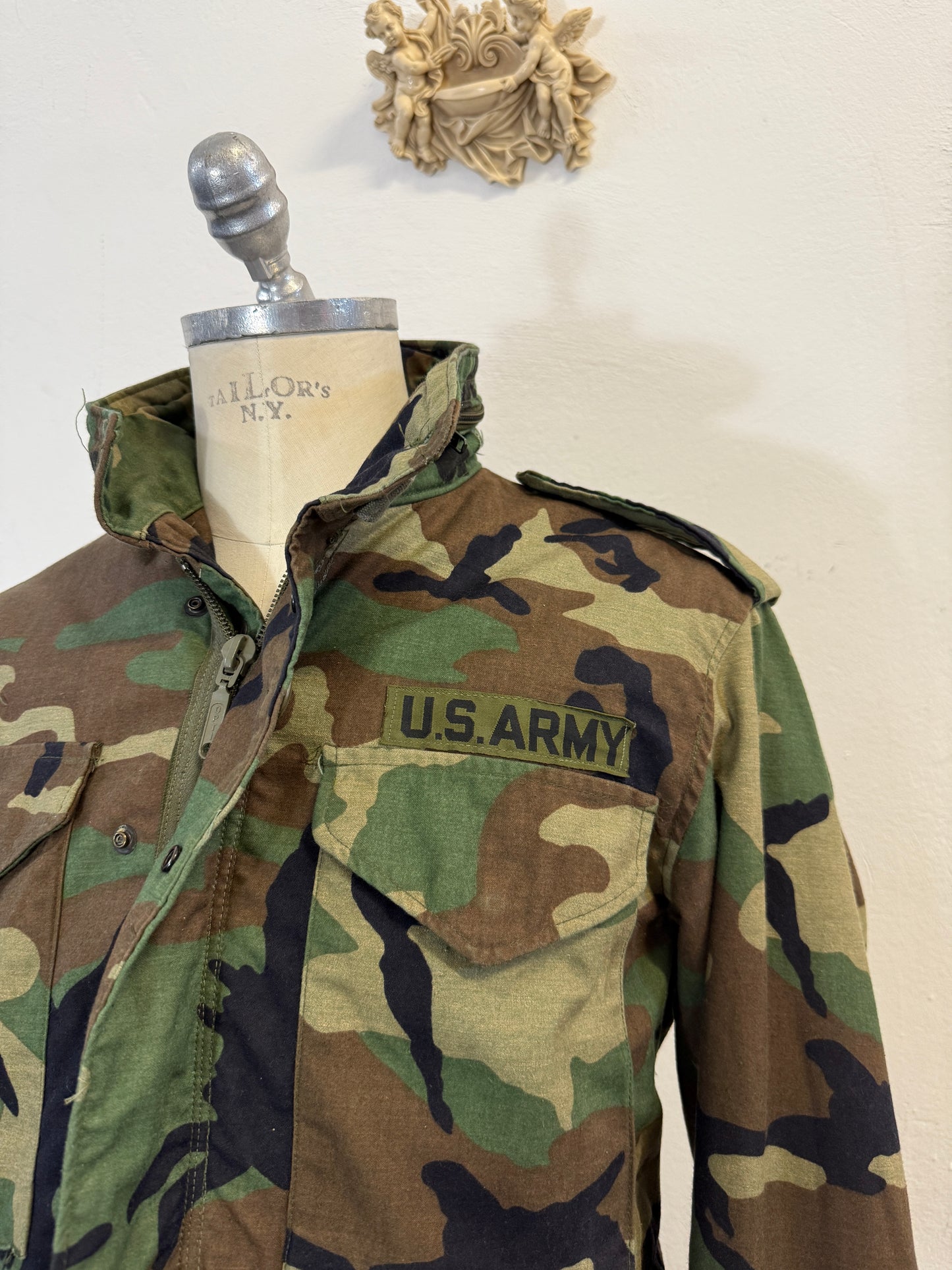 Vintage Woodland Field Jacket M65 Us Army “S”