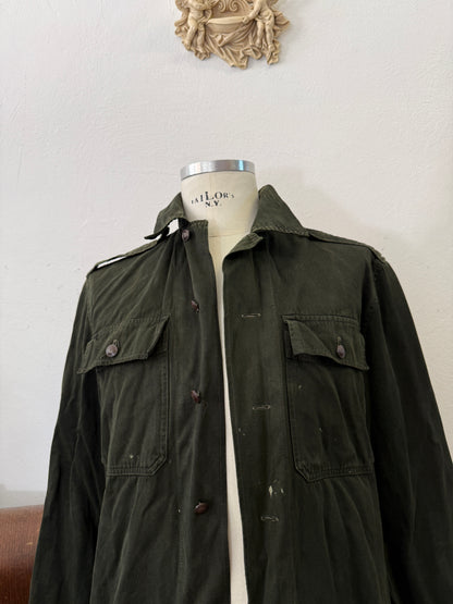 Vintage 80’s Faded Hungarian Army Shirt “M/L”
