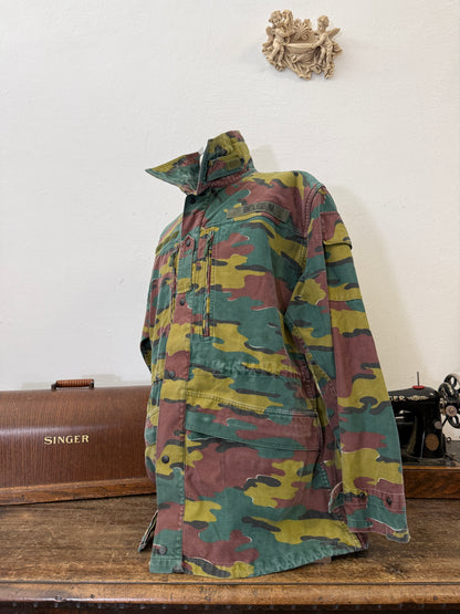 Vintage Belgian Army Camo Jacket “XL”