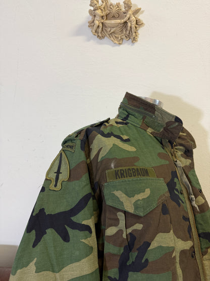 Vintage Woodland Field Jacket M65 Us Army “L/XL”
