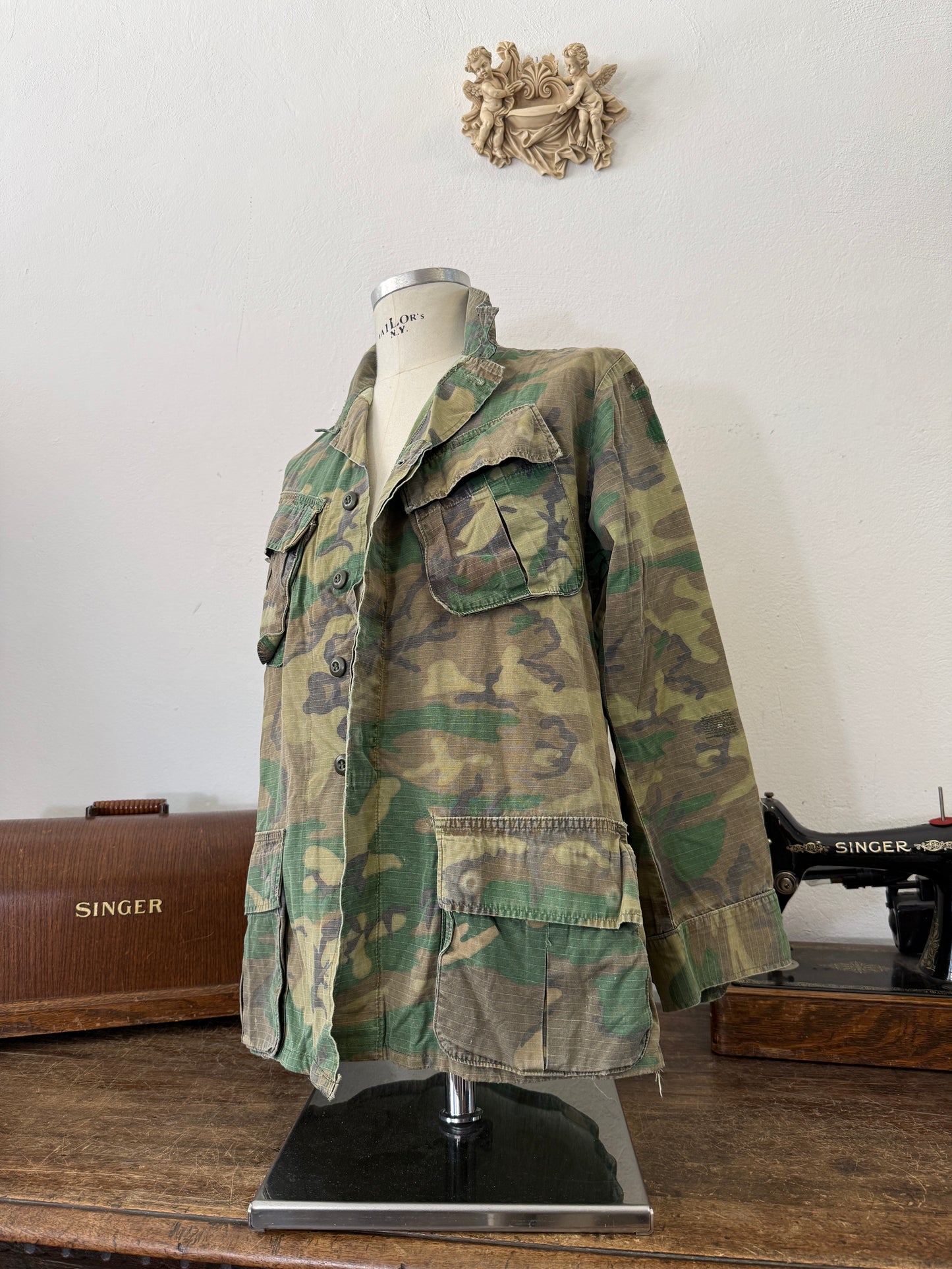 Vintage 60’s Ripstop Jungle Jacket Us Army “M/L”
