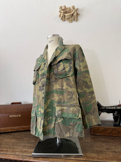 Vintage 60’s Ripstop Jungle Jacket Us Army “M/L”