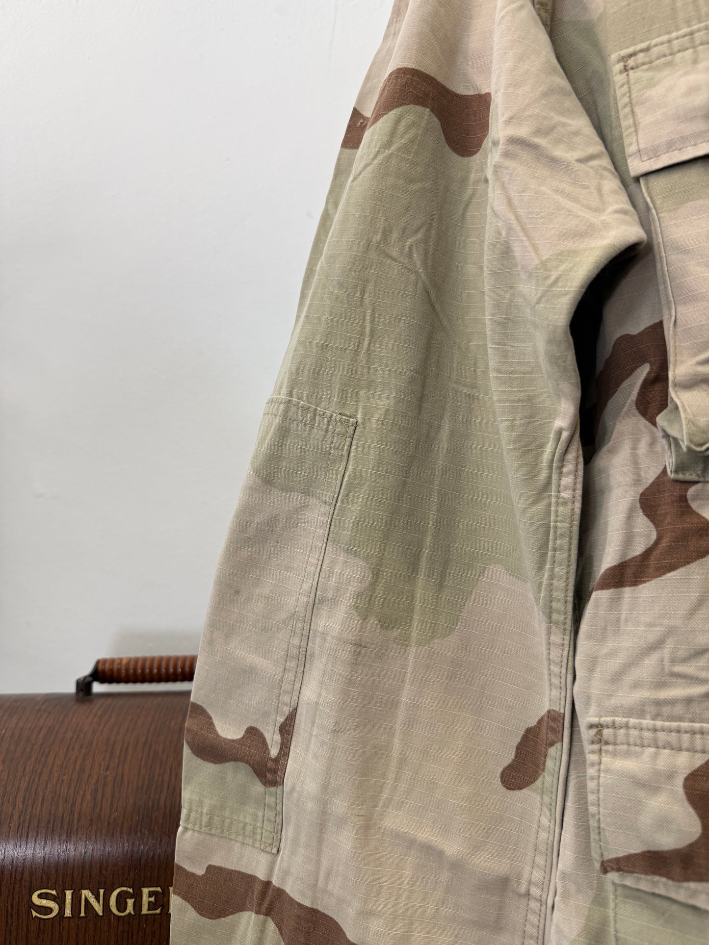 Vintage BDU Camo Jacket Ripstop US Army – L