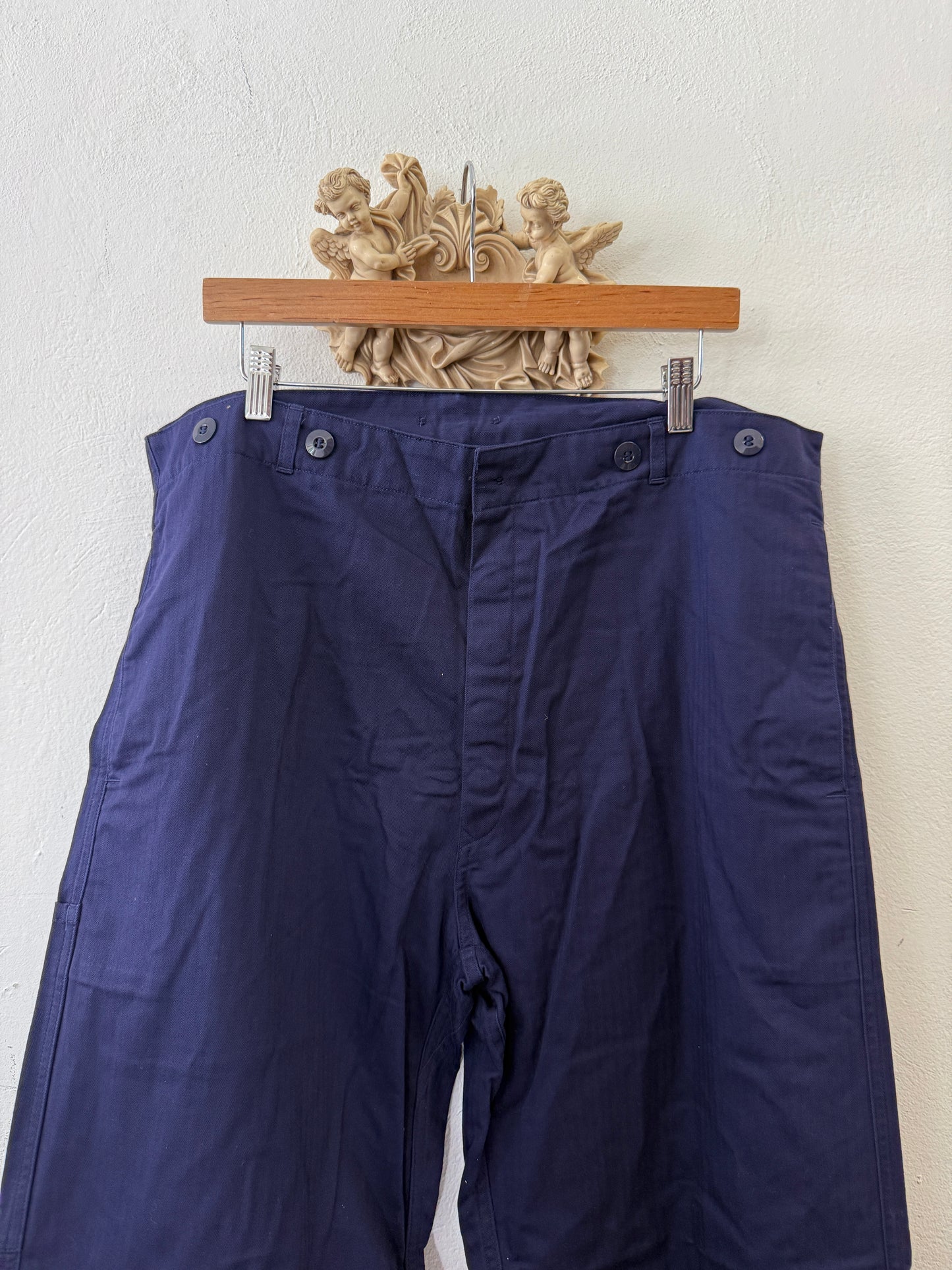 Vintage German Army Work Pants HBT “W36”