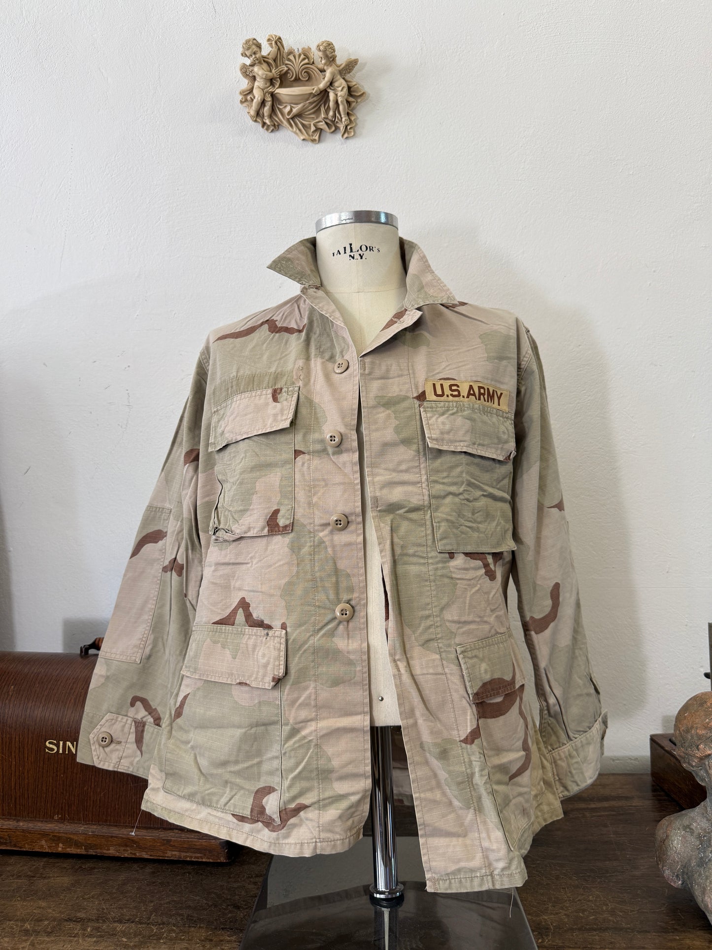 Vintage BDU Camo Jacket Ripstop US Army “M”