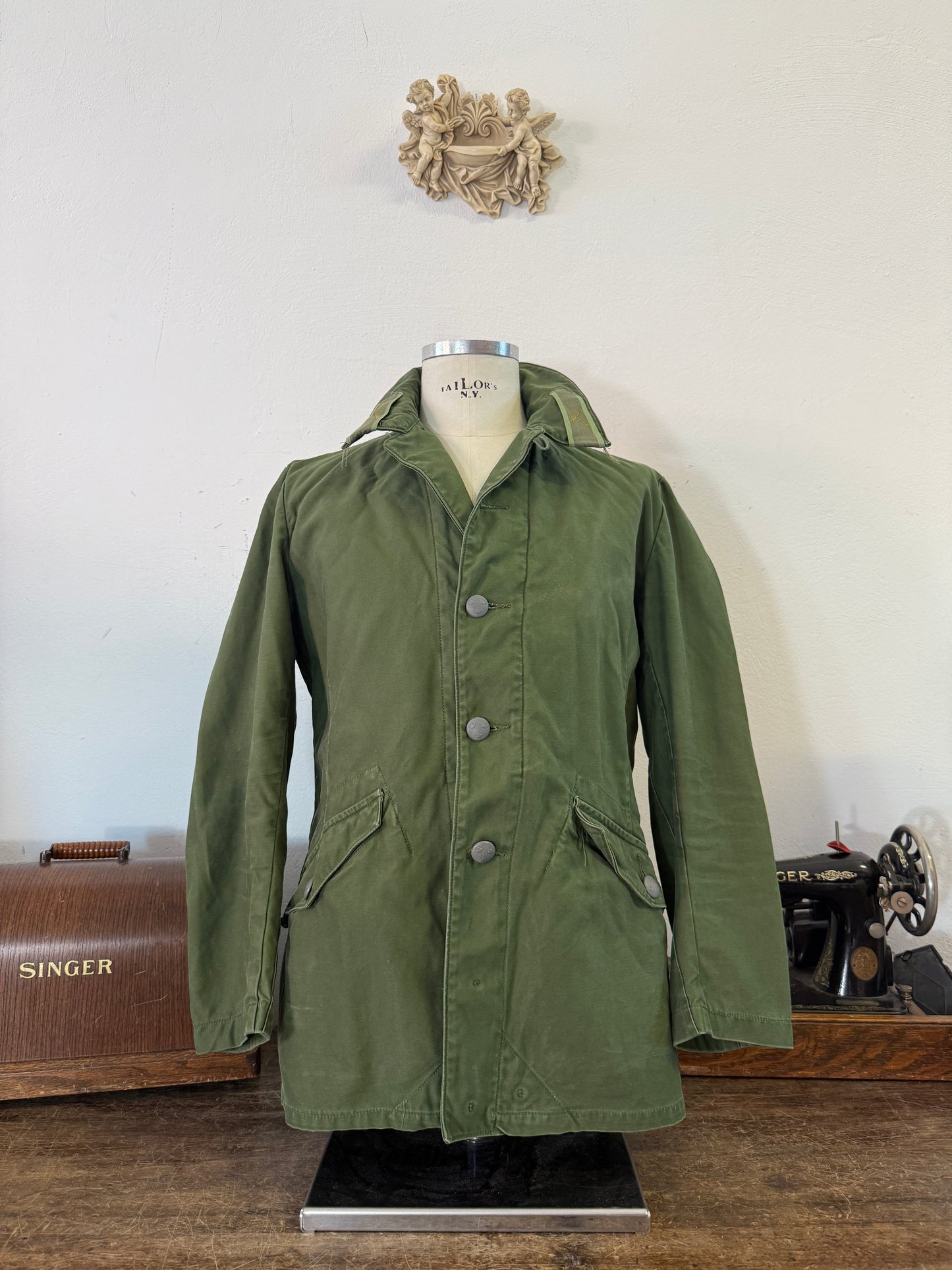 Vintage 70’s Swedish Army Jacket “M”