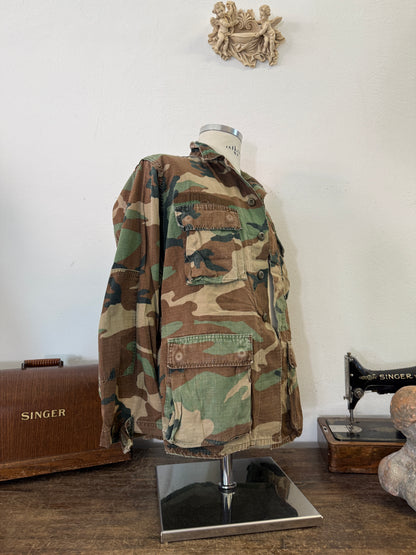 Vintage Ripstop Woodland Us Army Jacket “M”