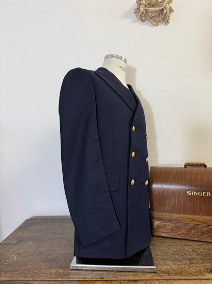 Vintage 00’s Italian Navy Double Breasted Jacket “L”