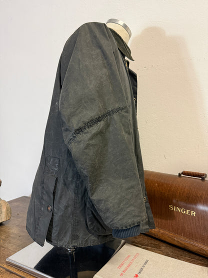 Vintage Barbour Bedale Jacket With Mending “S”