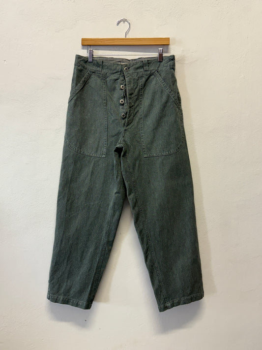 Vintage 60’s Swiss Army Pants “W32”