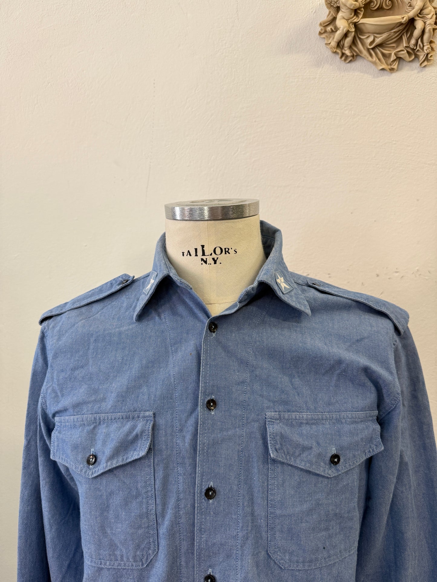Vintage 90’s Italian Navy Shirt “M”