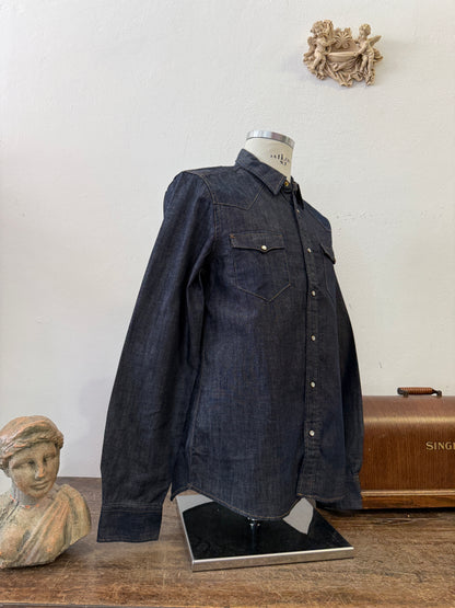 Western “Jeckerson” Denim Shirt - XS, S, M
