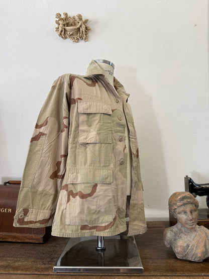 Vintage BDU Camo Jacket Ripstop US Army – L