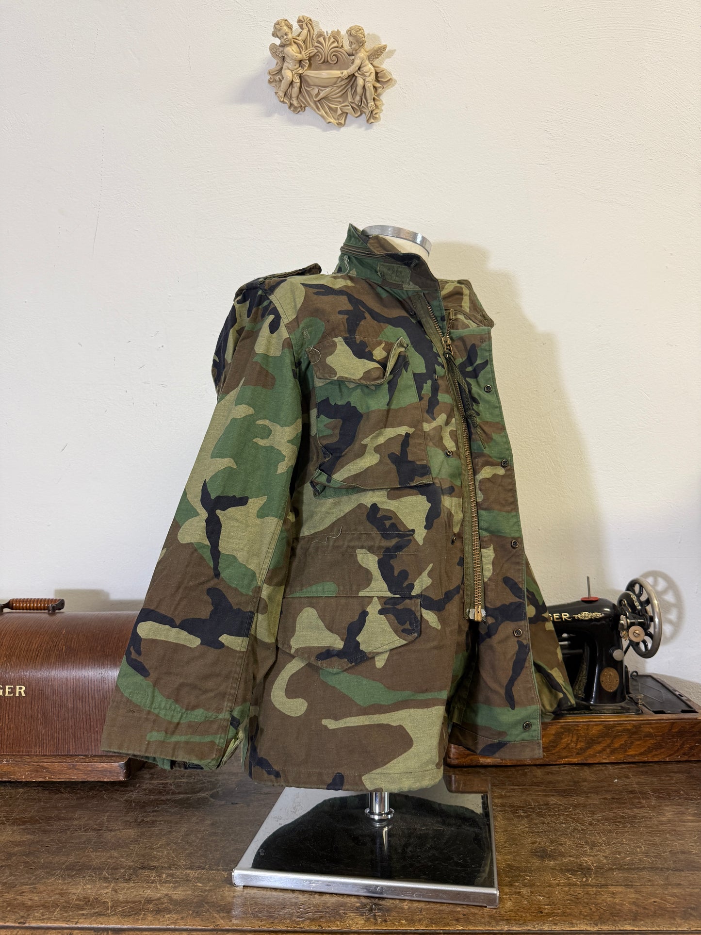 Vintage Woodland Field Jacket M65 Us Army “S”