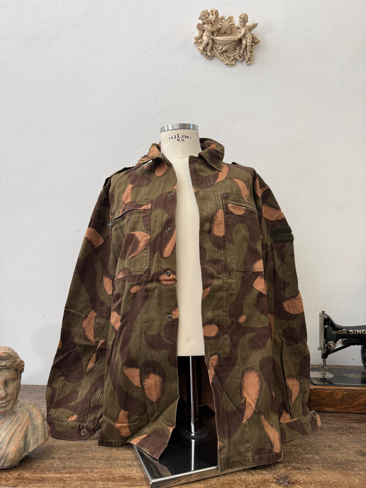 Vintage Hungarian Army Camo Jacket “XL”