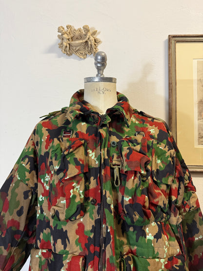 Vintage Swiss Army Camo Jacket M70 “L/XL”