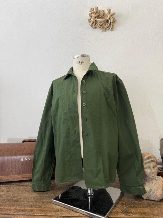 Vintage 80’s Woman Swedish Army Shirt - XL