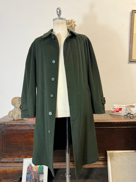 Vintage Green Wool Coat “L/XL”
