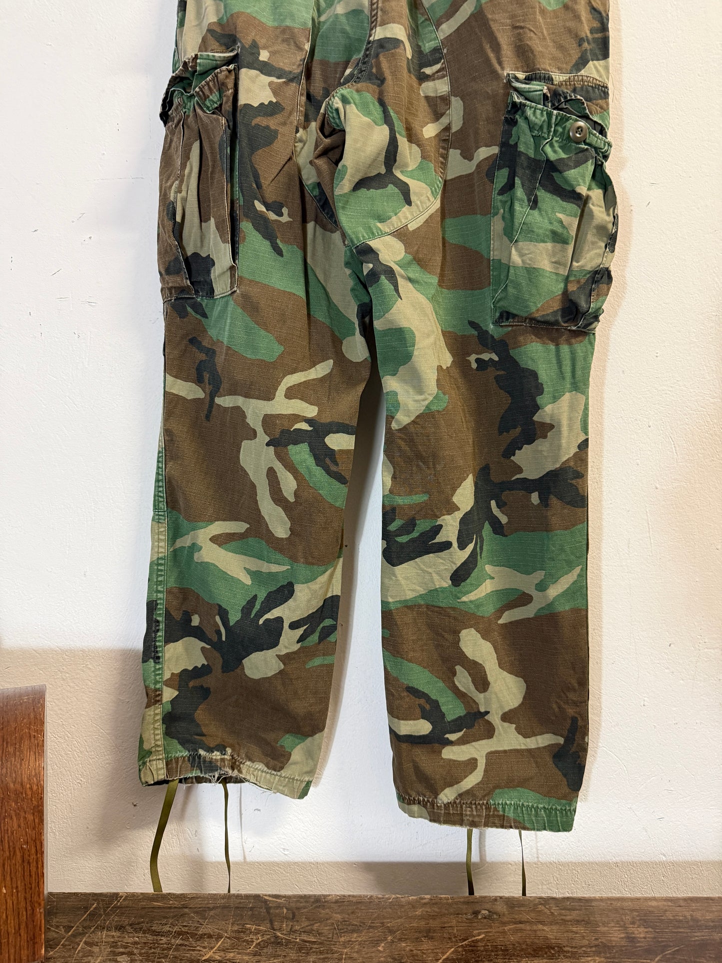 Vintage Woodland Camo Cargo Pants Us Army Rip Stop “W34”
