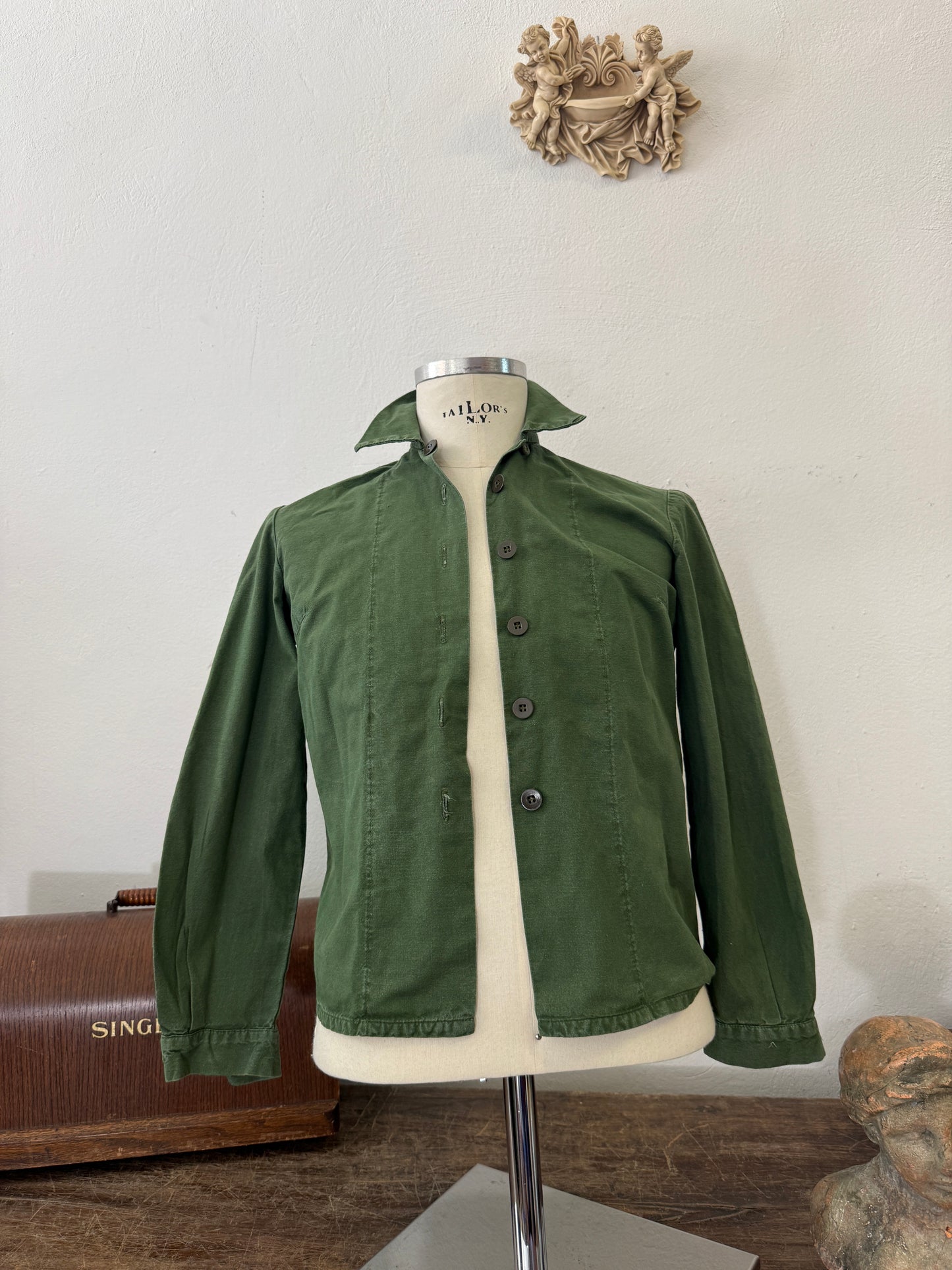 Vintage 80’s Woman Swedish Army Shirt - XS