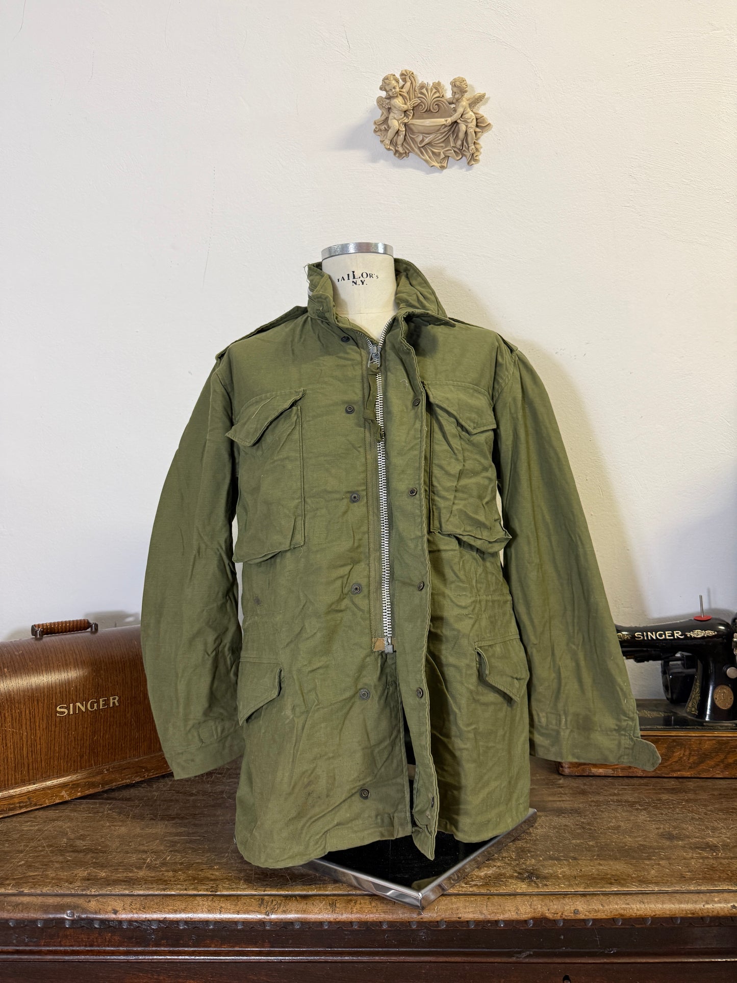 Vintage Field Jacket M65 Us Army “L”
