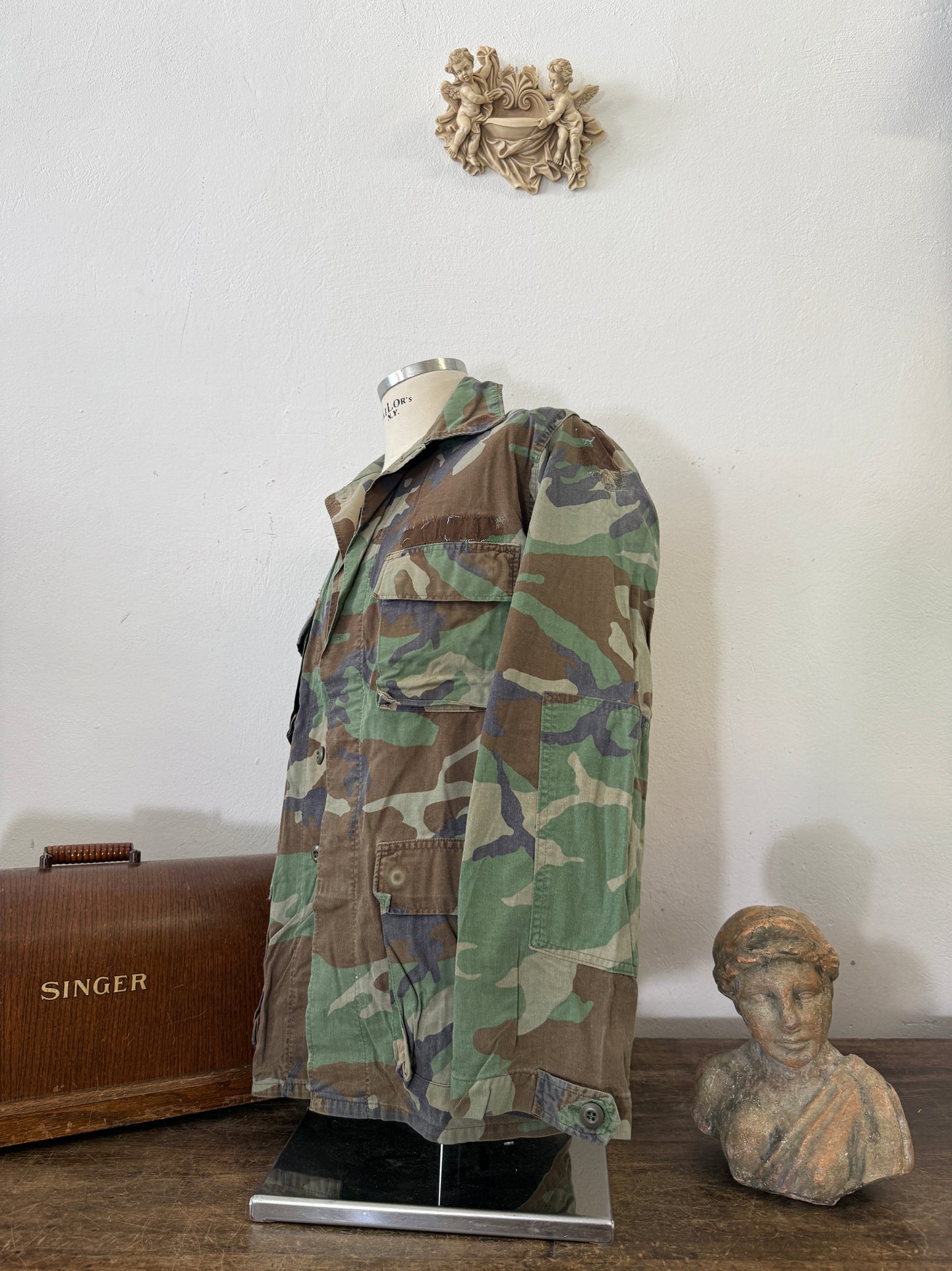 Vintage Ripstop Woodland Us Army Jacket “L”