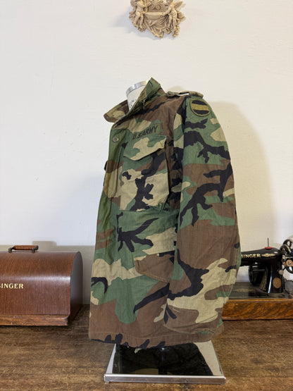 Vintage Woodland Field Jacket M65 Us Army “XS/S”