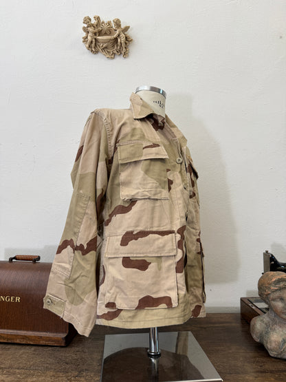 Vintage BDU Camo Jacket Ripstop US Army – L