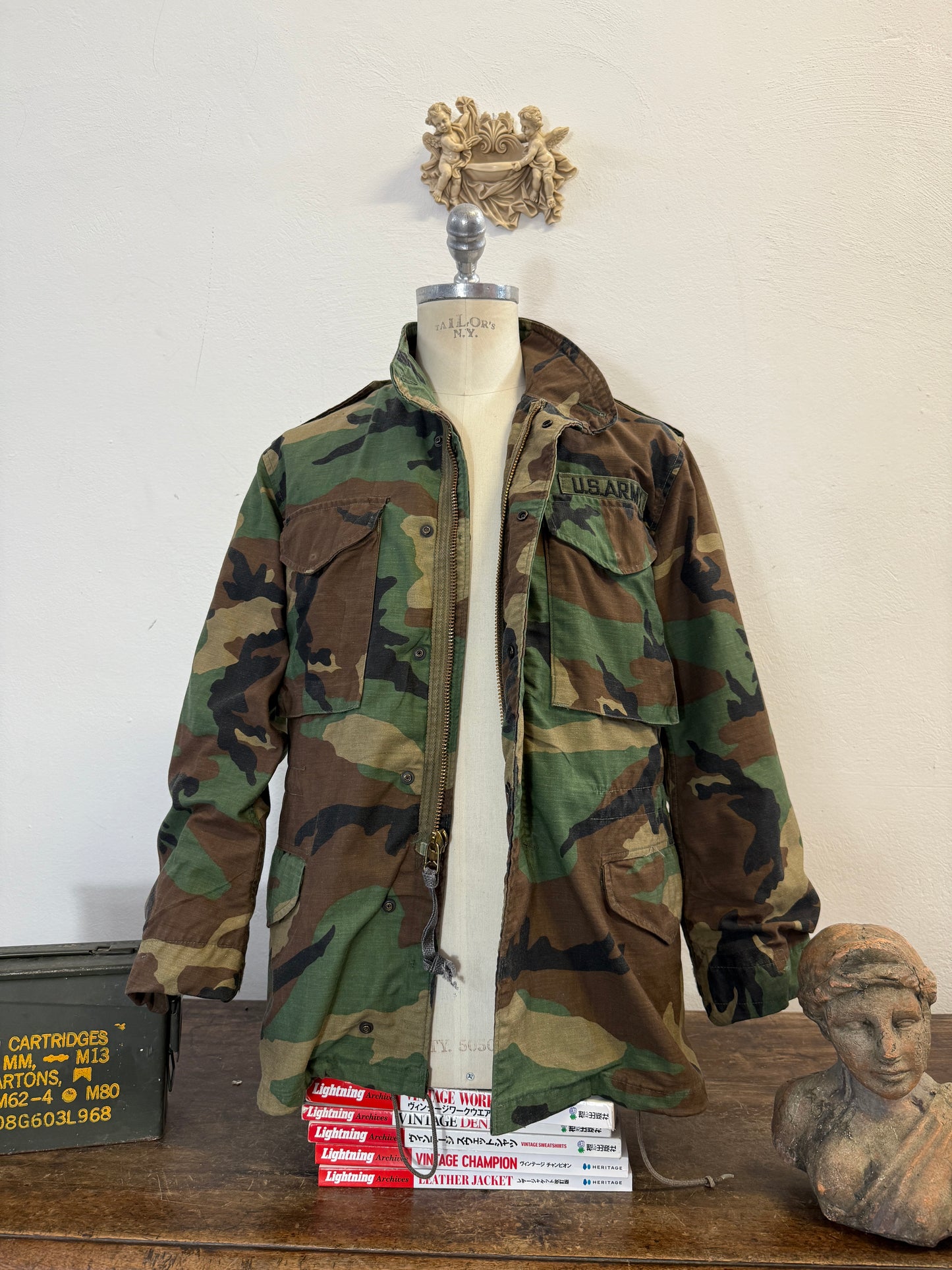 Vintage Woodland Field Jacket M65 Us Army “M”