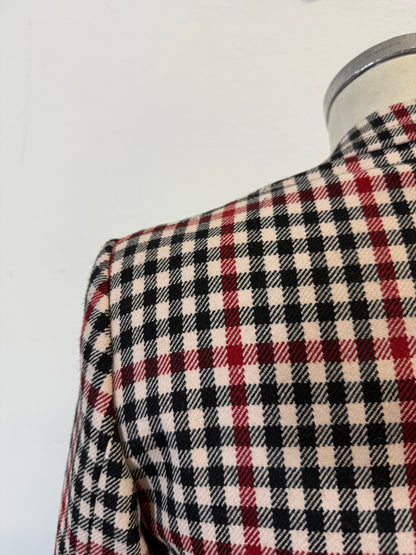 Vintage Checkered Wool Jacket “M/L”