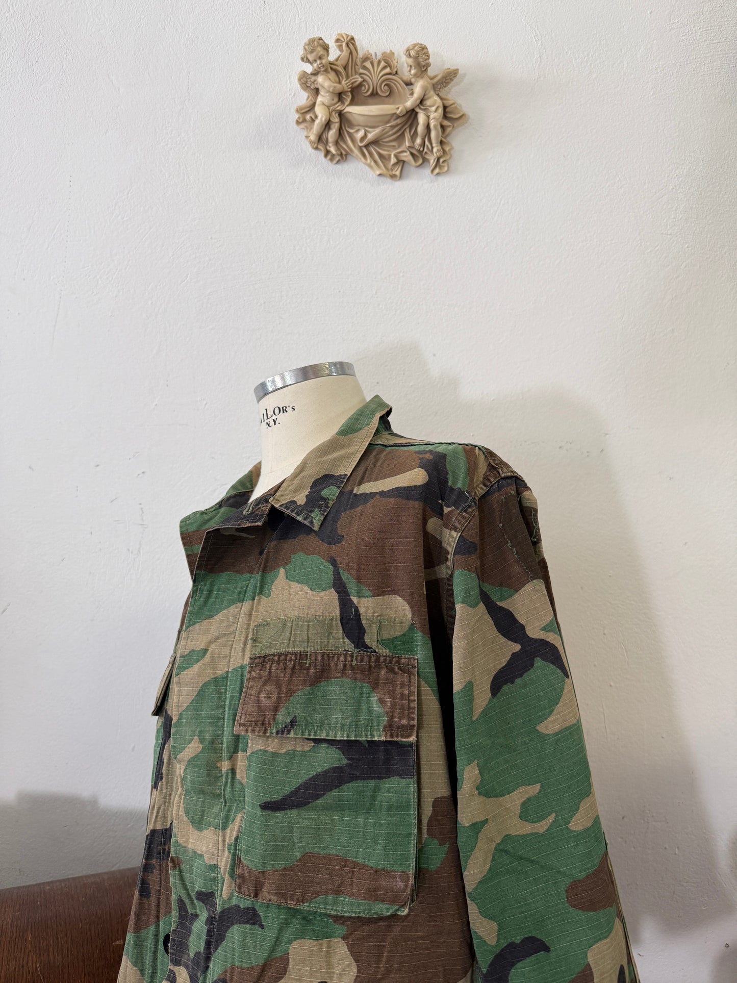 Vintage Ripstop Woodland Us Army Jacket “L”