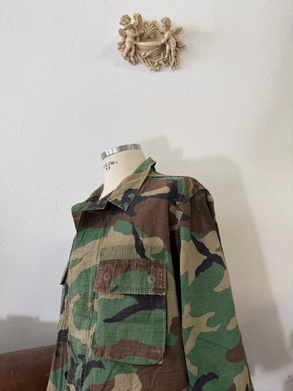 Vintage Ripstop Woodland Us Army Jacket “L”