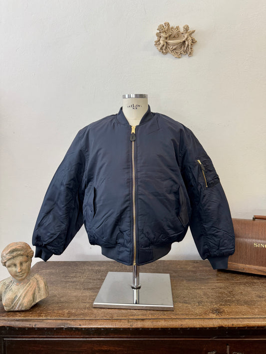 Blue Navy Bomber Jacket MA1
