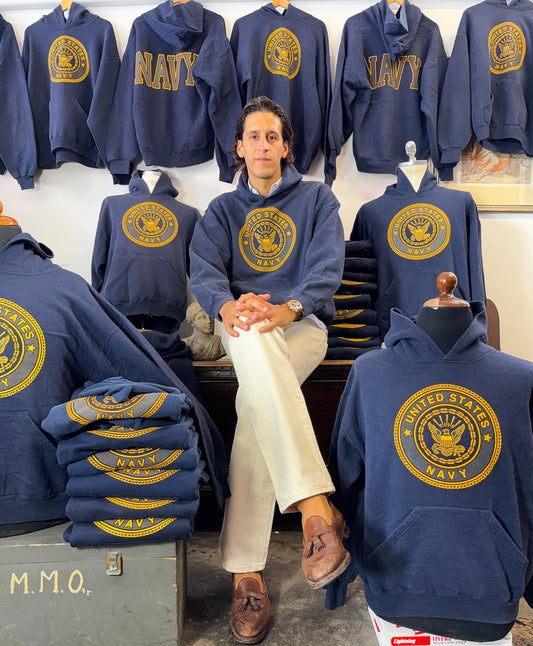 Vintage 1990s US Navy Hoodie - Made in USA