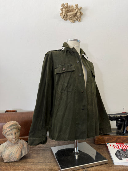 Vintage 80’s Faded Hungarian Army Shirt “L”