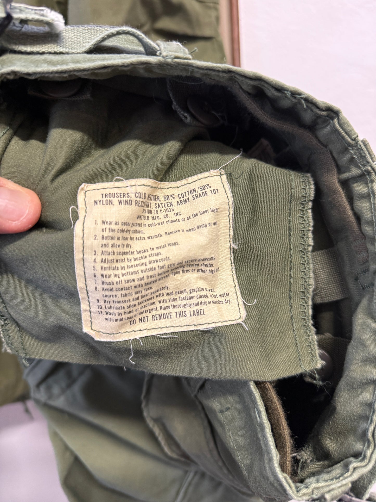 Vintage Cargo Pants M65 Us Army “W26”