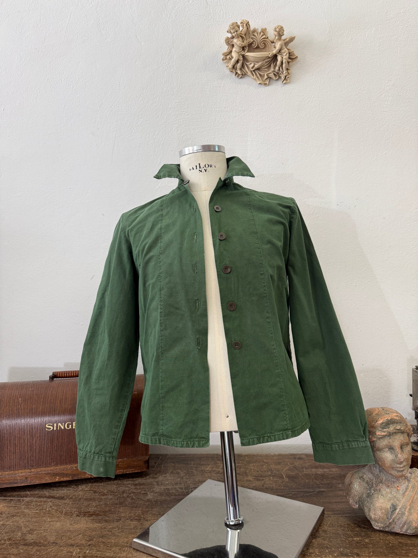 Vintage 80’s Woman Swedish Army Shirt - S