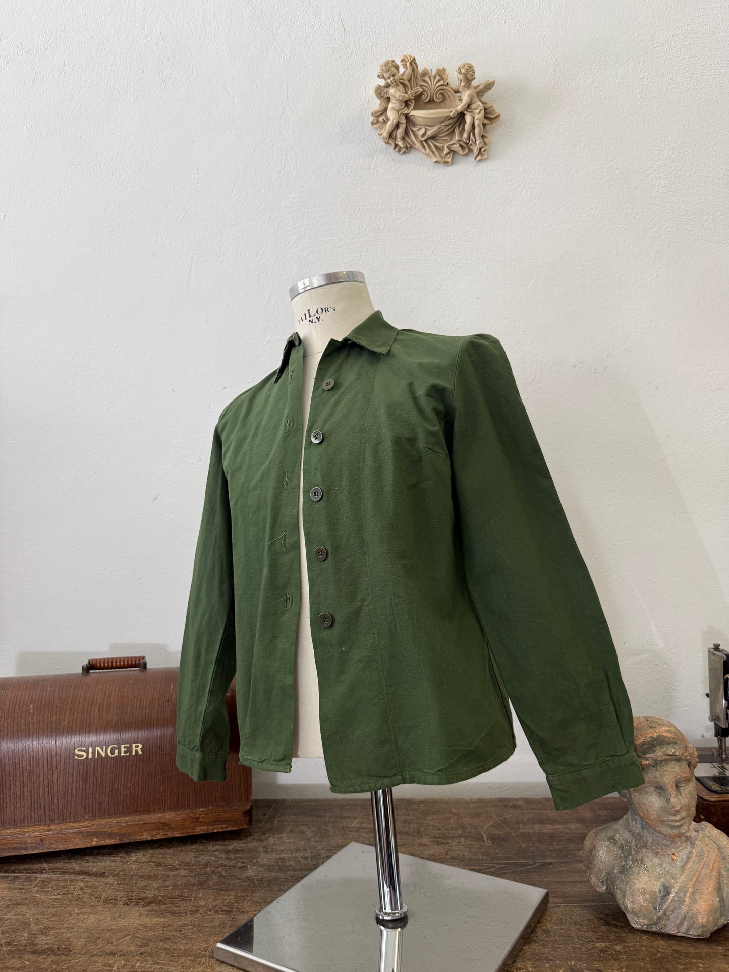 Vintage 80’s Woman Swedish Army Shirt - XS