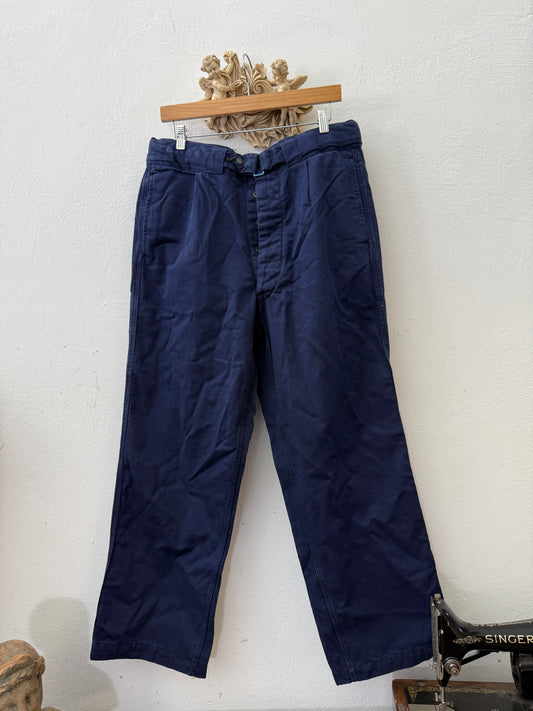 Vintage 80’s Italian Navy Pants “W34”