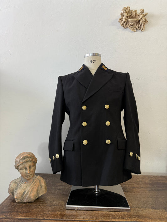 Vintage 90’s British Royal Navy Double Breasted Jacket “M”