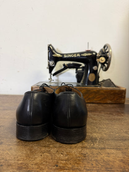 Used Church’s Men’s Black Leather Oxford Shoes – Made in England – UK Size 10